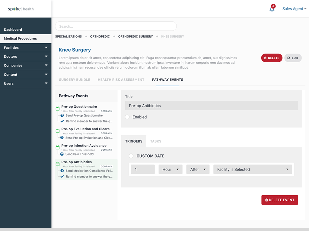 SpokeHealth admin members screen 5